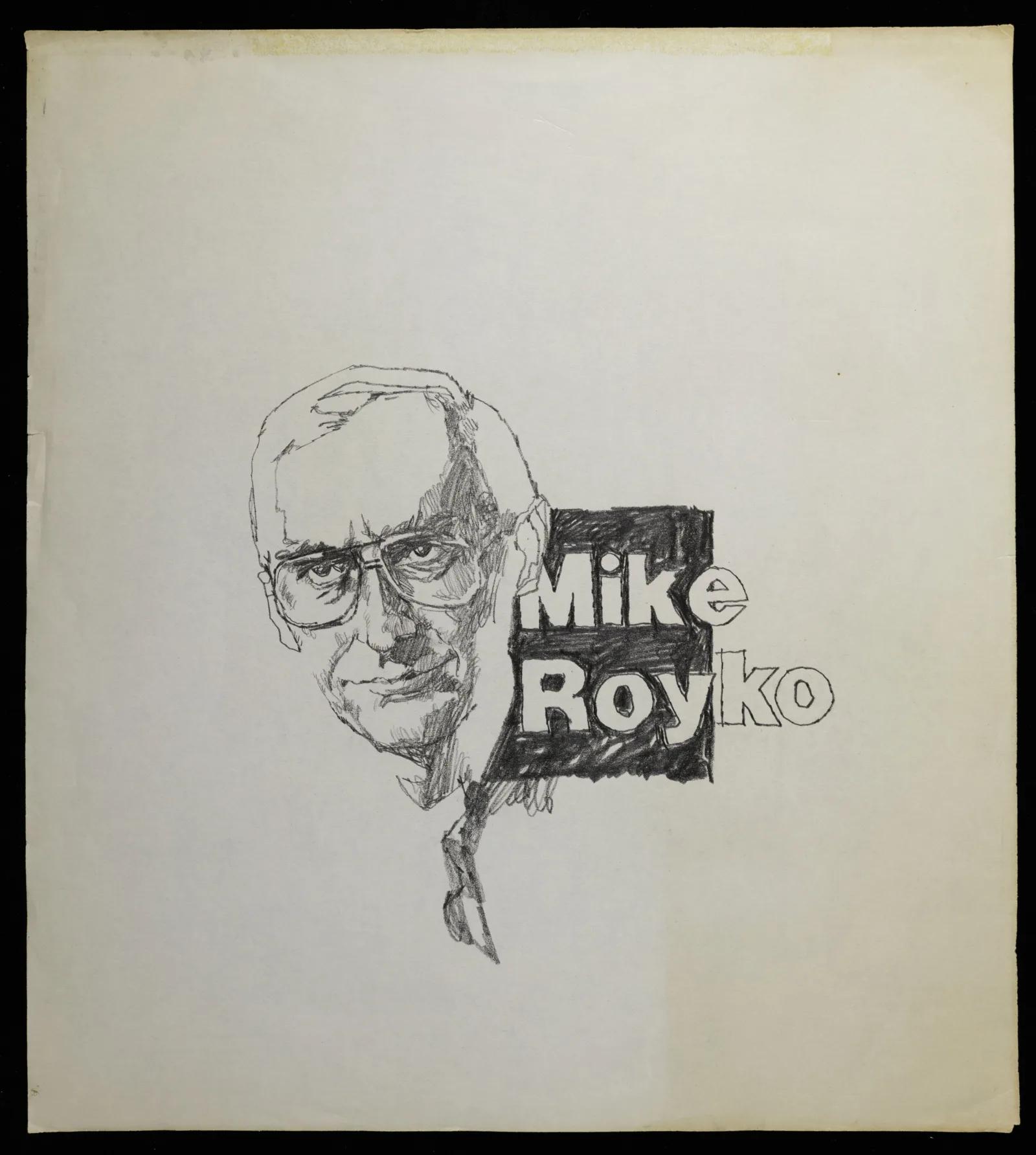 Royko Pencil Sketch